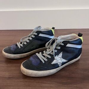 Golden Goose Mid Star Leather Sneakers